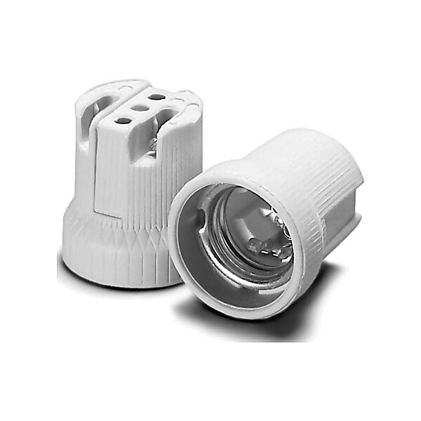 Houben Fassung E27 Porz,ws,1-tlg,M4 102599